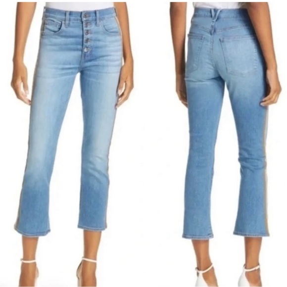 VERONICA BEARD Carolyn High Rise Baby Boot Jeans - Picture 1 of 8